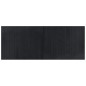 vidaXL Alfombra rectangular bambú negro 80x200 cm vidaXL Alfombra rectangular bambú negro 80x200 cm