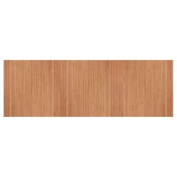 vidaXL Alfombra rectangular bambú color natural 100x300 cm