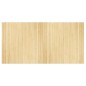 vidaXL Alfombra rectangular bambú color natural claro 100x200 cm