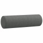 vidaXL Sofá de 2 plazas con cojines tela gris oscuro 140 cm vidaXL Sofá de 2 plazas con cojines tela gris oscuro 140 cm