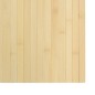 vidaXL Alfombra rectangular bambú color natural claro 100x200 cm