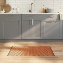 vidaXL Alfombra rectangular bambú marrón 60x100 cm