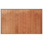 vidaXL Alfombra rectangular bambú marrón 60x100 cm vidaXL Alfombra rectangular bambú marrón 60x100 cm