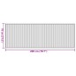 vidaXL Alfombra rectangular bambú marrón 70x200 cm vidaXL Alfombra rectangular bambú marrón 70x200 cm