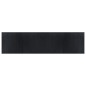 vidaXL Alfombra rectangular bambú negro 100x400 cm vidaXL Alfombra rectangular bambú negro 100x400 cm