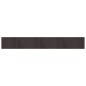 vidaXL Alfombra rectangular bambú marrón oscuro 70x500 cm vidaXL Alfombra rectangular bambú marrón oscuro 70x500 cm