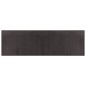 vidaXL Alfombra rectangular bambú marrón oscuro 60x200 cm vidaXL Alfombra rectangular bambú marrón oscuro 60x200 cm