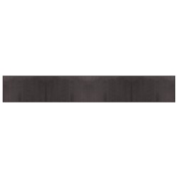 vidaXL Alfombra rectangular bambú marrón oscuro 60x400 cm
