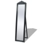 vidaXL Espejo de pie estilo barroco negro 160x40 cm vidaXL Espejo de pie estilo barroco negro 160x40 cm