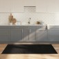 vidaXL Alfombra rectangular bambú negro 100x200 cm vidaXL Alfombra rectangular bambú negro 100x200 cm