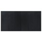 vidaXL Alfombra rectangular bambú negro 100x200 cm vidaXL Alfombra rectangular bambú negro 100x200 cm