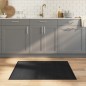 vidaXL Alfombra rectangular bambú negro 80x100 cm vidaXL Alfombra rectangular bambú negro 80x100 cm