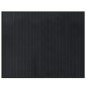 vidaXL Alfombra rectangular bambú negro 80x100 cm vidaXL Alfombra rectangular bambú negro 80x100 cm