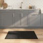 vidaXL Alfombra rectangular bambú negro 70x100 cm vidaXL Alfombra rectangular bambú negro 70x100 cm