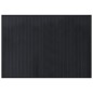 vidaXL Alfombra rectangular bambú negro 70x100 cm vidaXL Alfombra rectangular bambú negro 70x100 cm