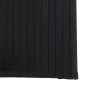 vidaXL Alfombra rectangular bambú negro 70x100 cm vidaXL Alfombra rectangular bambú negro 70x100 cm