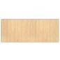 vidaXL Alfombra rectangular bambú color natural claro 80x200 cm vidaXL Alfombra rectangular bambú color natural claro 80x200 cm