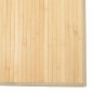 vidaXL Alfombra rectangular bambú color natural claro 80x200 cm vidaXL Alfombra rectangular bambú color natural claro 80x200 cm