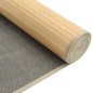 vidaXL Alfombra rectangular bambú color natural claro 80x400 cm vidaXL Alfombra rectangular bambú color natural claro 80x400 cm