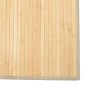 vidaXL Alfombra rectangular bambú color natural claro 80x400 cm vidaXL Alfombra rectangular bambú color natural claro 80x400 cm