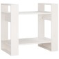 vidaXL Estantería/divisor de espacios madera pino blanco 60x35x57 cm vidaXL Estantería/divisor de espacios madera pino blanco 60x35x57 cm