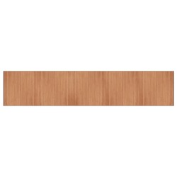 vidaXL Alfombra rectangular bambú color natural 100x500 cm