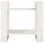 vidaXL Estantería/divisor de espacios madera pino blanco 60x35x57 cm vidaXL Estantería/divisor de espacios madera pino blanco 60x35x57 cm