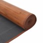 vidaXL Alfombra rectangular bambú marrón 100x1000 cm vidaXL Alfombra rectangular bambú marrón 100x1000 cm