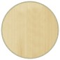 vidaXL Alfombra redonda bambú color natural claro 60 cm vidaXL Alfombra redonda bambú color natural claro 60 cm