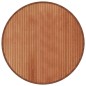 vidaXL Alfombra redonda bambú marrón 80 cm