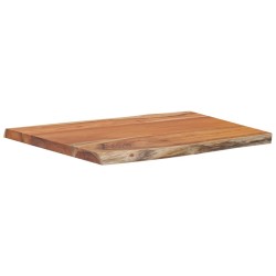 vidaXL Tablero rectangular madera de acacia borde vivo 70x60x2,5 cm