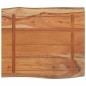 vidaXL Tablero rectangular madera de acacia borde vivo 70x60x2,5 cm vidaXL Tablero rectangular madera de acacia borde vivo 70x60x2,5 cm