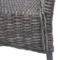 vidaXL Sillas de comedor 2 unidades ratán Kubu y madera mango marrón vidaXL Sillas de comedor 2 unidades ratán Kubu y madera mango marrón