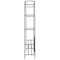 vidaXL Arco de jardín con puerta hierro negro 138x40x238 cm vidaXL Arco de jardín con puerta hierro negro 138x40x238 cm