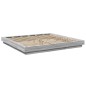 vidaXL Estructura de cama madera de ingeniería gris Sonoma 200x200 cm
