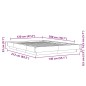 vidaXL Estructura de cama madera de ingeniería gris Sonoma 120x200 cm