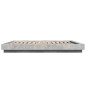 vidaXL Estructura de cama madera de ingeniería gris hormigón 150x200cm