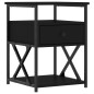 vidaXL Mesitas de noche 2 uds madera de ingeniería negro 40x42x55 cm vidaXL Mesitas de noche 2 uds madera de ingeniería negro 40x42x55 cm