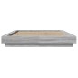 vidaXL Estructura de cama madera de ingeniería gris Sonoma 140x190 cm vidaXL Estructura de cama madera de ingeniería gris Sonoma 140x190 cm