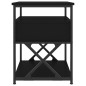 vidaXL Mesitas de noche 2 uds madera de ingeniería negro 40x42x55 cm vidaXL Mesitas de noche 2 uds madera de ingeniería negro 40x42x55 cm