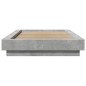 vidaXL Estructura de cama madera de ingeniería gris hormigón 90x190 cm vidaXL Estructura de cama madera de ingeniería gris hormigón 90x190 cm