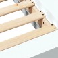vidaXL Estructura de cama madera de ingeniería blanca 100x200 cm vidaXL Estructura de cama madera de ingeniería blanca 100x200 cm