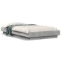 vidaXL Estructura de cama madera de ingeniería gris hormigón 75x190 cm vidaXL Estructura de cama madera de ingeniería gris hormigón 75x190 cm