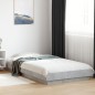 vidaXL Estructura de cama madera de ingeniería gris hormigón 75x190 cm vidaXL Estructura de cama madera de ingeniería gris hormigón 75x190 cm