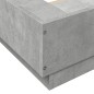 vidaXL Estructura de cama madera de ingeniería gris hormigón 75x190 cm vidaXL Estructura de cama madera de ingeniería gris hormigón 75x190 cm