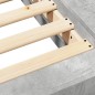 vidaXL Estructura de cama madera de ingeniería gris hormigón 75x190 cm vidaXL Estructura de cama madera de ingeniería gris hormigón 75x190 cm