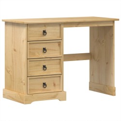 vidaXL Tocador Corona madera maciza de pino 104x47x75 cm