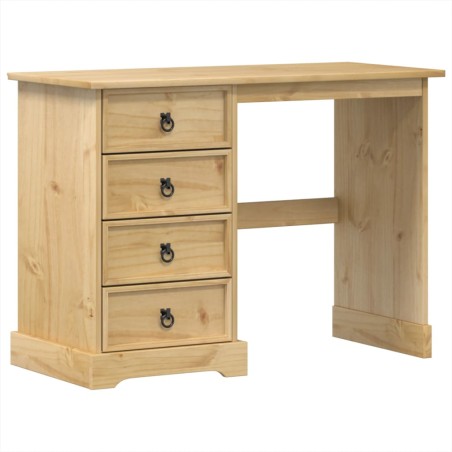 vidaXL Tocador Corona madera maciza de pino 104x47x75 cm