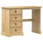 vidaXL Tocador Corona madera maciza de pino 104x47x75 cm vidaXL Tocador Corona madera maciza de pino 104x47x75 cm