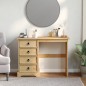 vidaXL Tocador Corona madera maciza de pino 104x47x75 cm vidaXL Tocador Corona madera maciza de pino 104x47x75 cm
